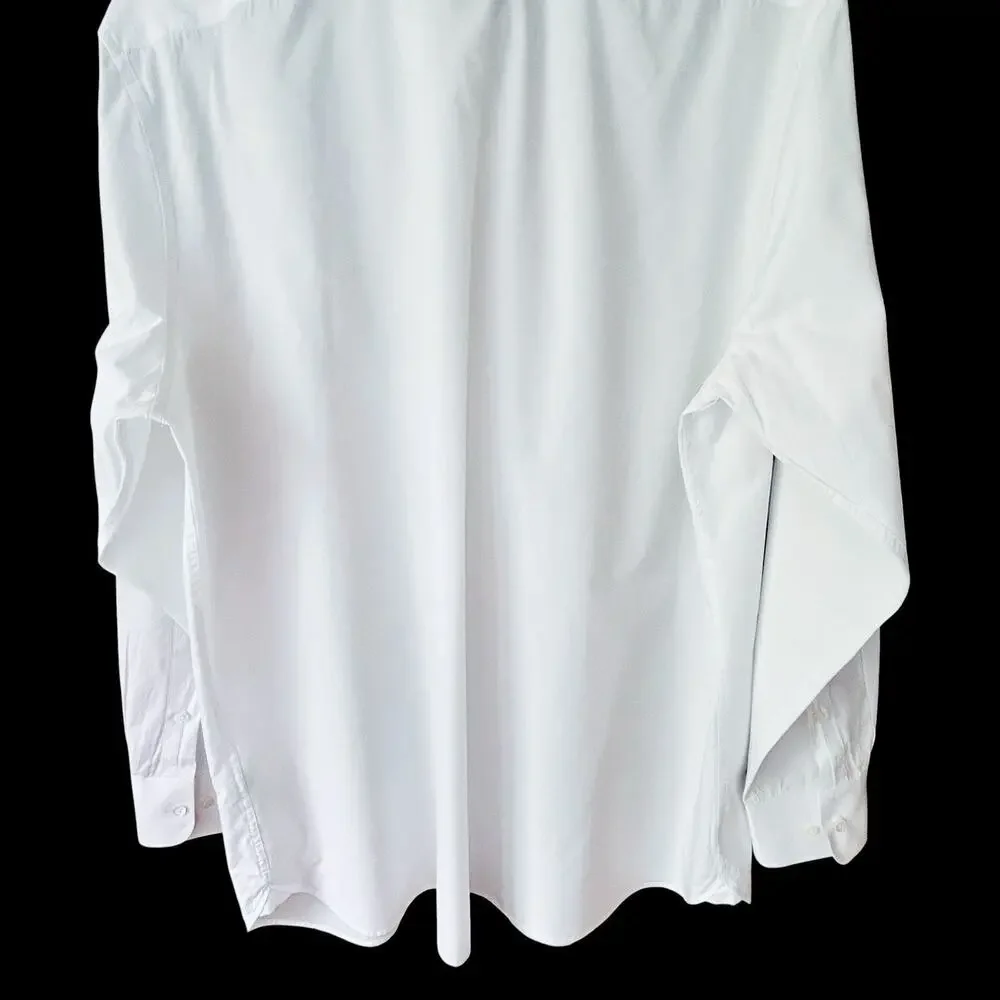 Two Banana Republic Men’s Slim Fit Long Sleeve Button Up Blue&White Shirts XL